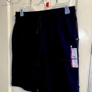 Woman’s sleek black shorts